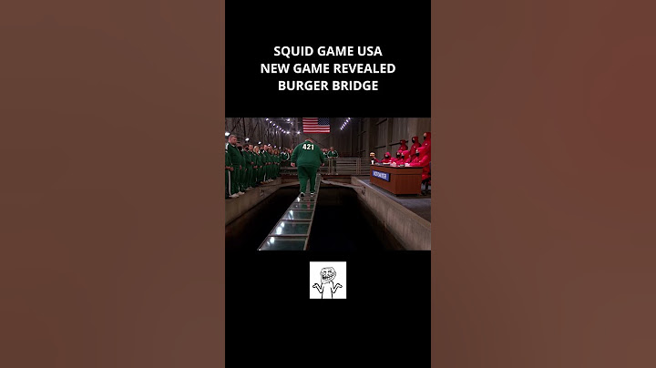 SQUID GAME USA NEW GAME BURGER BRIDGE