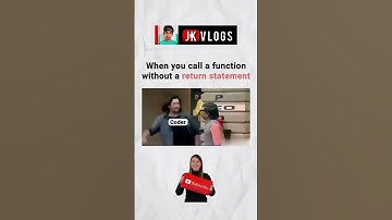 when you call a function without return statement