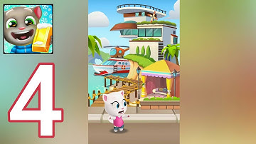 Talking Tom Gold Run - Gameplay Walkthrough Part 4 - Angela