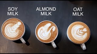 Latte Art with Alternative Milks