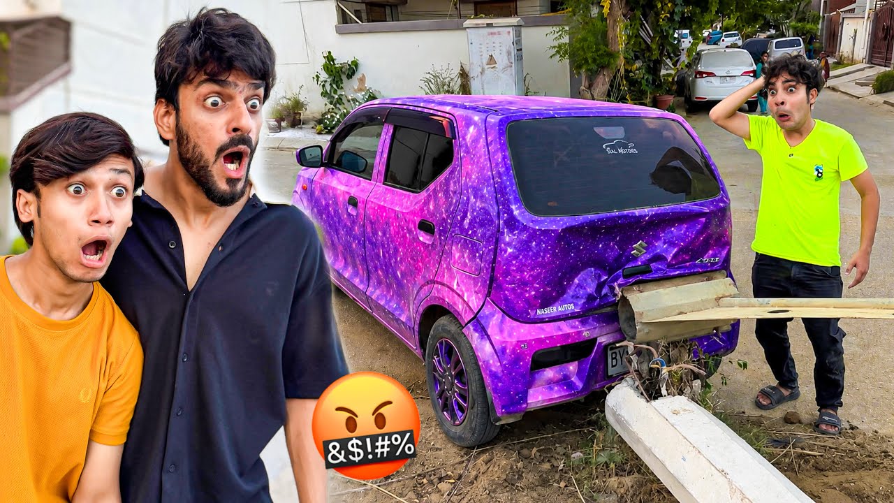 DHOKEBAAZ DESTROYED NEW CAR 🤬| MISHKAT KHAN 