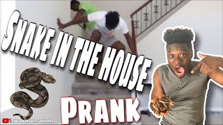 There’s A Snake 🐍 In The House [PRANK] On TDS