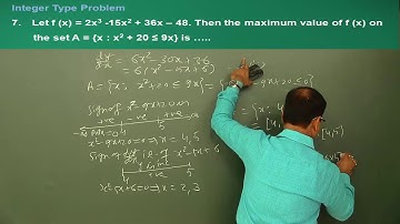 Maxima Minima - Part 16 - Type 1 Problem 7 to 9