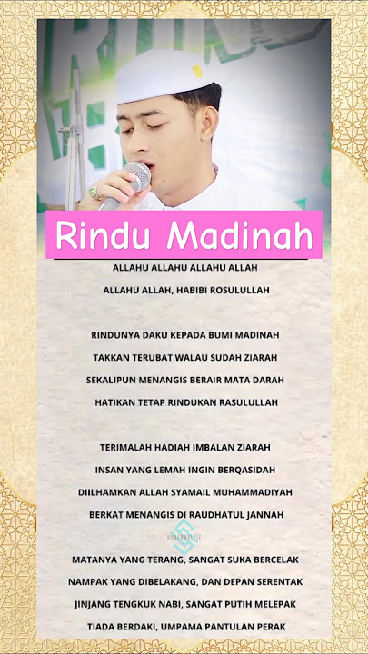 Rindu Madinah | Gandrung Nabi #rindumadinah #sholawat #majlis #rebana #hadroh #lirik #fyp #4u