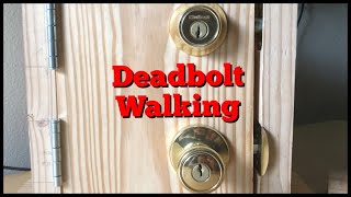 Deadbolt Walking - Tactical Lock Picking