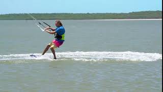Kitesurfing Technique - Twin Tip Heel to Toe Tack