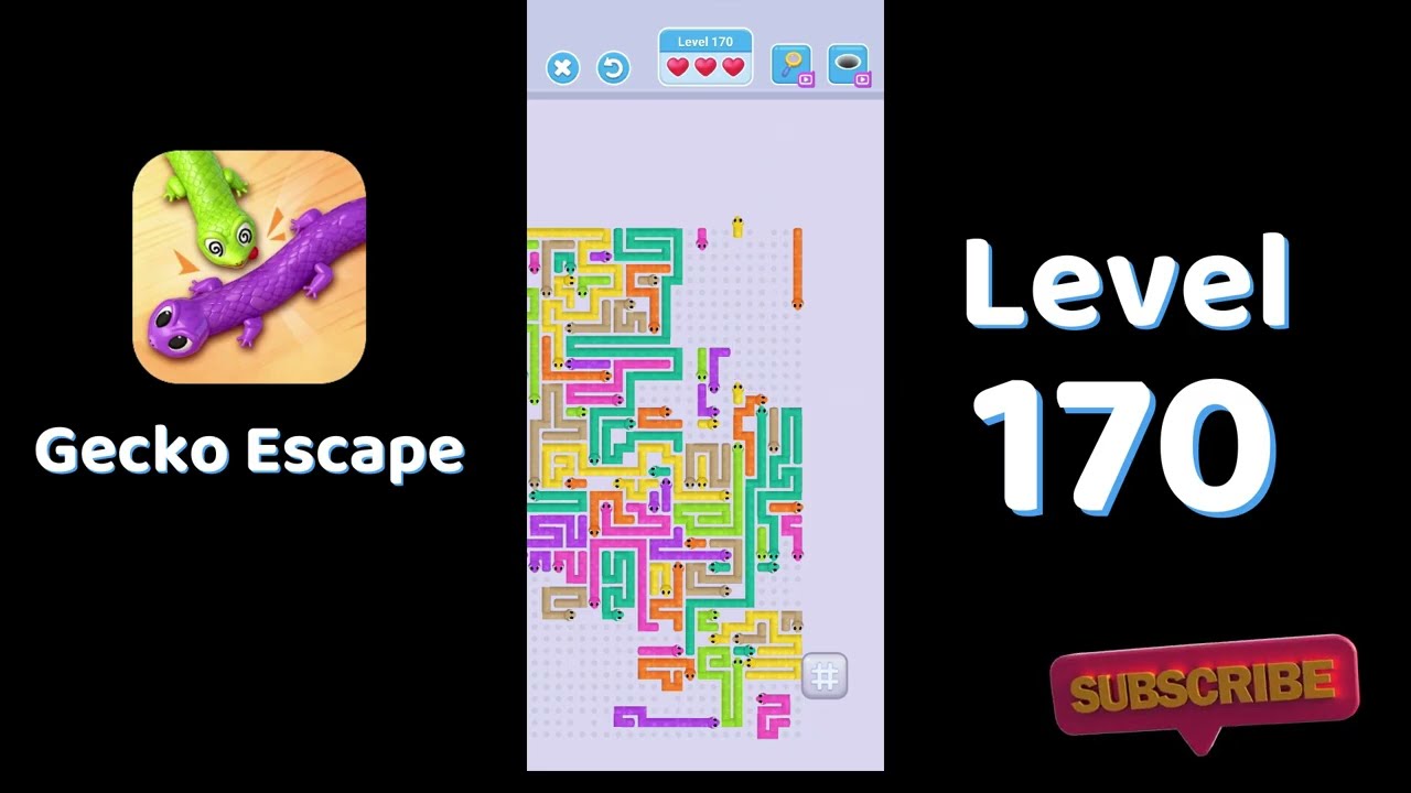 Gecko Escape Level 170 Walkthrough 🦎 | Puzzle Game Solutions & Tips | SolutionGuruji