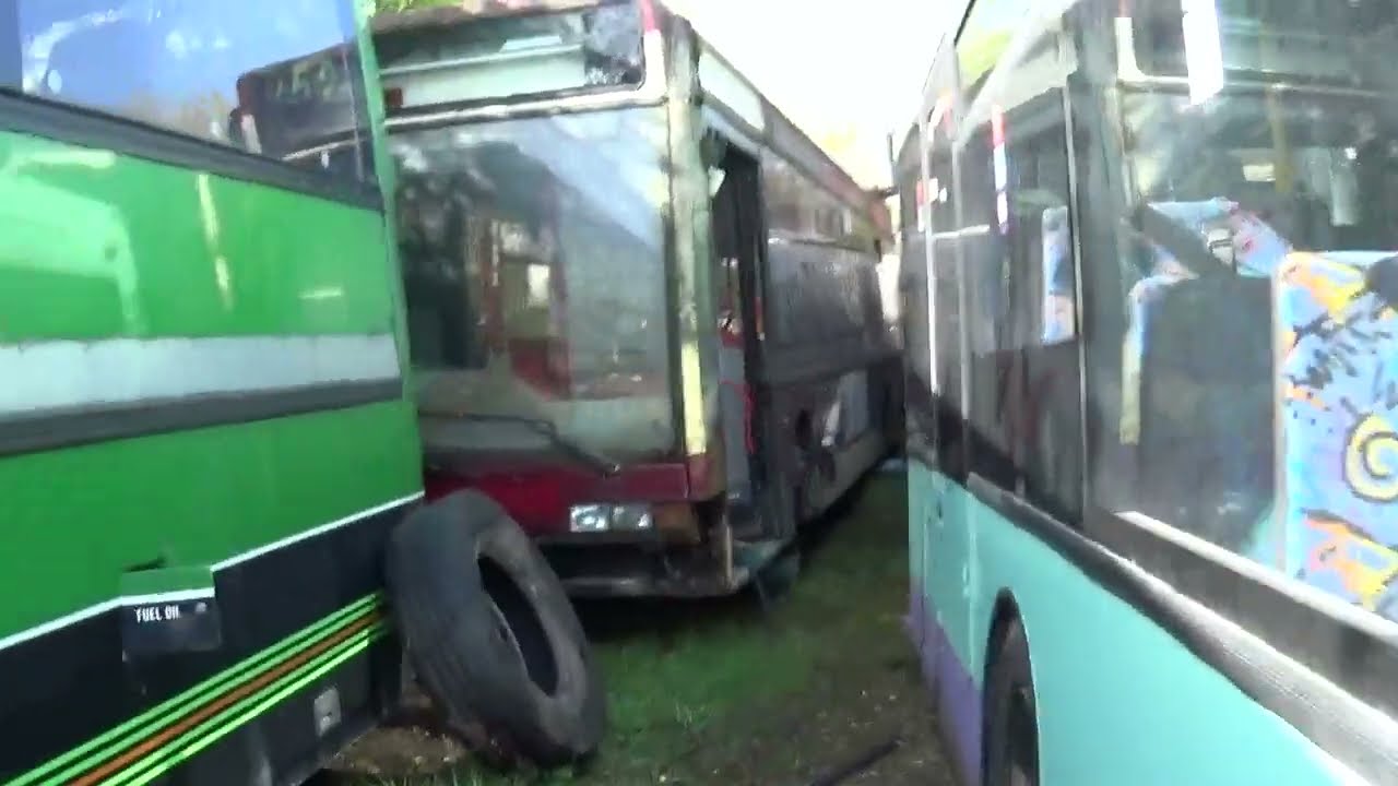 bus scrapyard visit