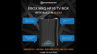 NEW MXQ HF10 Alexa Smart Speaker TV Box like Amazon echo and Amazon Dot. Kodi, Apps and more