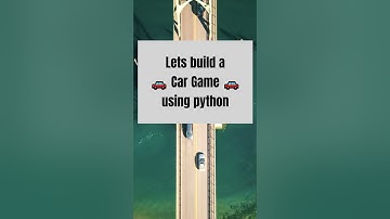 Build a car game using python Kivy 🚗💻✨ #python #code #developers #game #coding #tech