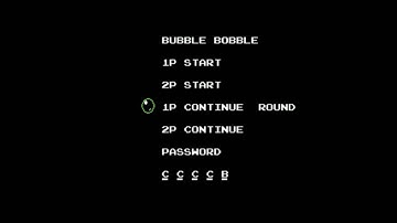 NES Bubble Bobble Password Nomal Mode Round 080