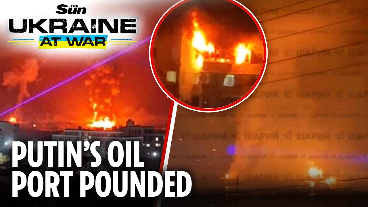 Russia to lose tens of MILLIONS in oil revenues after Ukraine's huge drone attack on Black Sea port