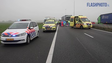 Voetganger overleden na aanrijding - A20