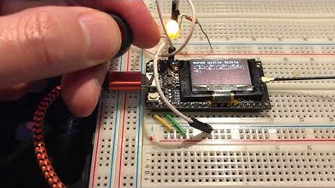 ESP32 Lora Morse code walkie talkie