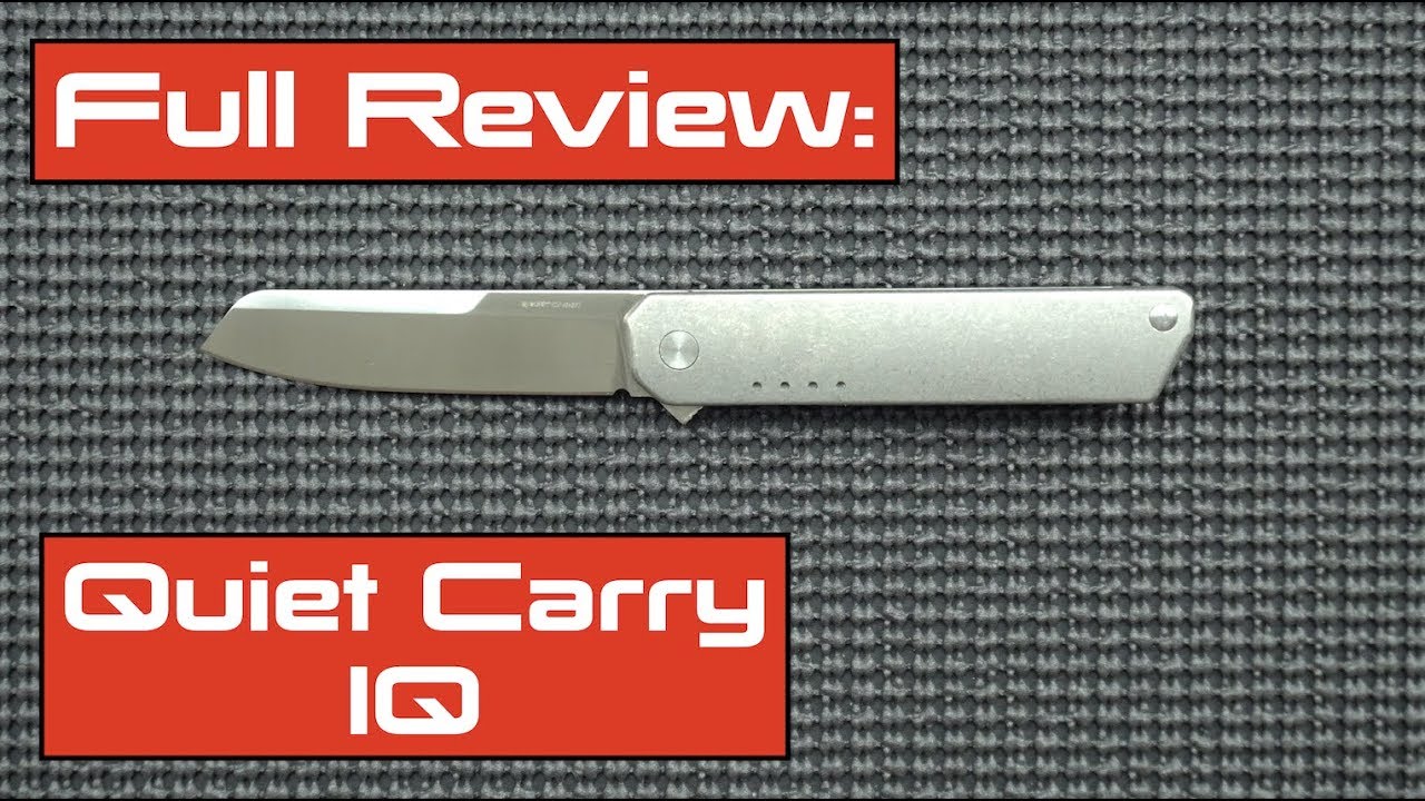 Full Review Quiet Carry IQ YouTube