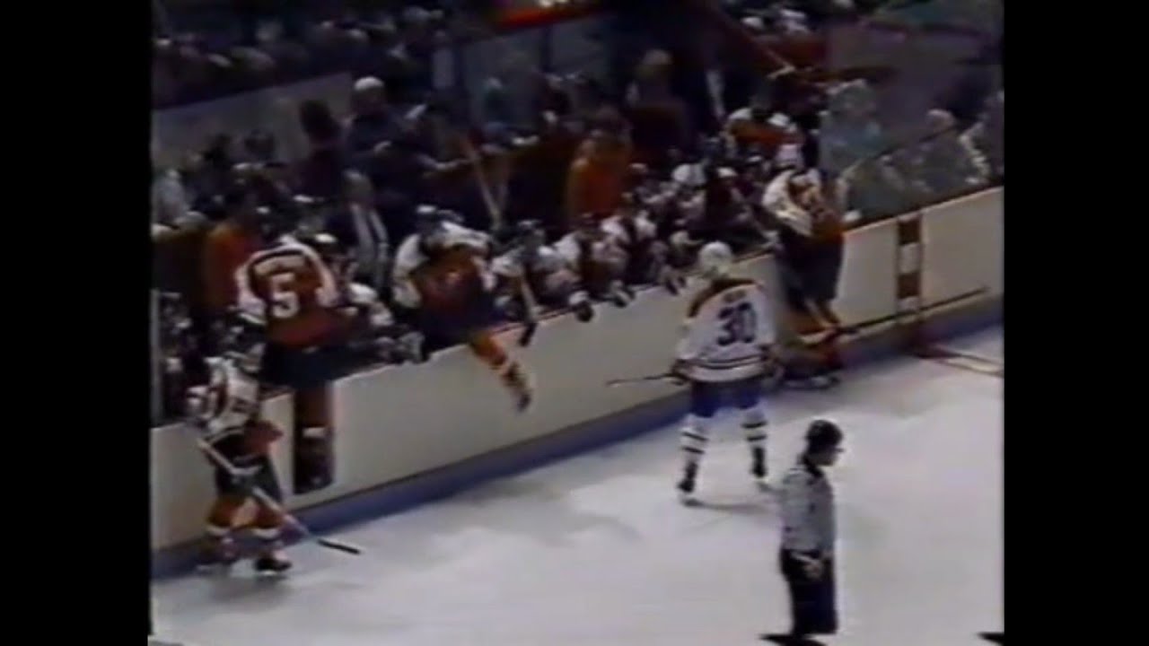 Flyers - Canadiens rough stuff 1/9/88