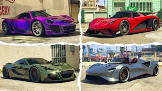 Top 10 BEST SUPERCARS In GTA Online