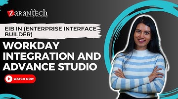 EIB in Workday Integration and Advance Studio | ZaranTech