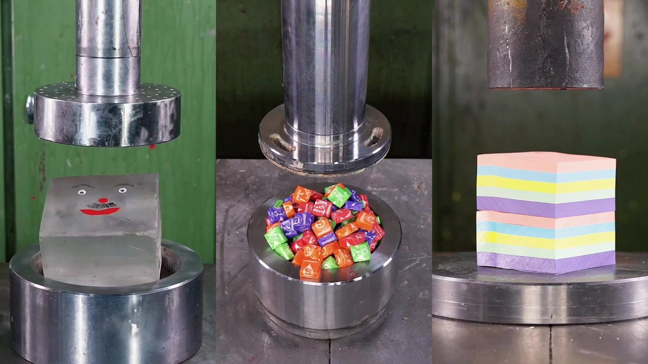 [ 2 HOUR Of Enjoyment ] 🔥 100 Ton Hydraulic Press Vs | Crushing Compilation #Satisfying #Crushing