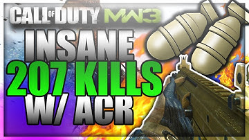 MW3: "TIME FOR MULTI-COD" 207 KILLS DOUBLE ASSAULT MOAB w/ ACR! (MW3: 200+ KILL MOAB GAMEPLAY)