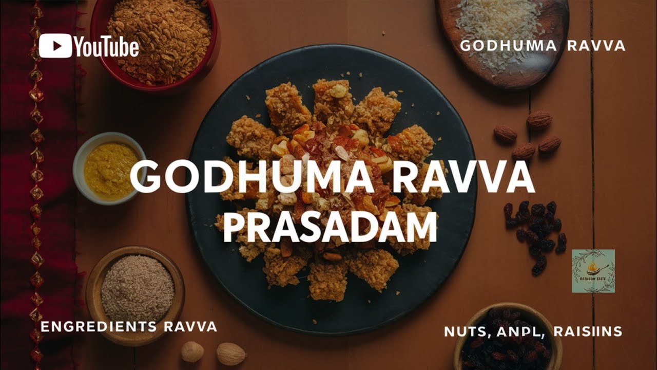 గోధుమ రవ్వ ప్రసాదం సులభంగా ఎలా తయారు చేయాలి | 👉 how to make godhuma ...