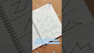 Worksheet to improve focus and concentration
