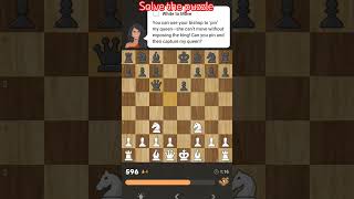 Solve the puzzle #chessgrandmaster #chesstricks#chessopenings #checkmate #chesstraps #chess