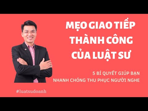 Video: Làm Thế Nào để Bắt đầu Làm Việc Với Tư Cách Là Một Luật Sư