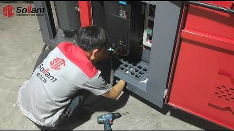 Sollant - Air compressor QC test video before leaving the factory