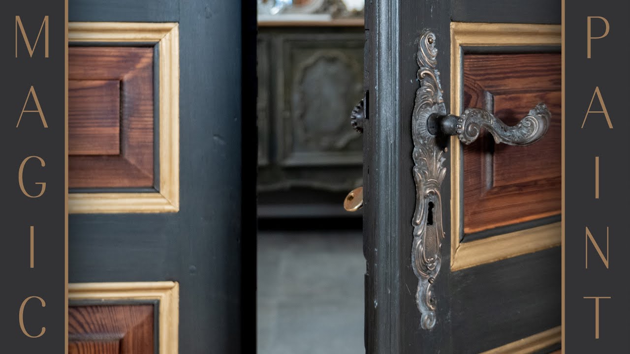 Restyling di una porta antica, da cantina a salotto! Chalk Paint fai da te® DIY Elisa & Magic Paint.
