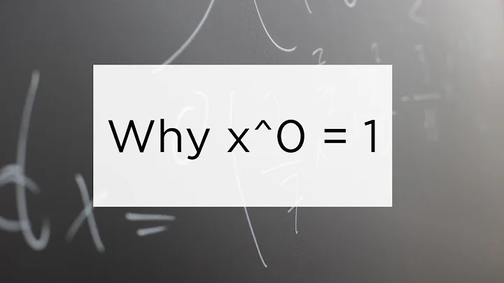 Anything to the Power of 0 : Explained in detail.