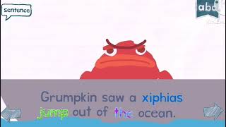 Endless reader “xiphias” with text and narration 