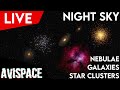 See the deep sky objects through telescope live! | Night Sky livestream | 23.03.2022