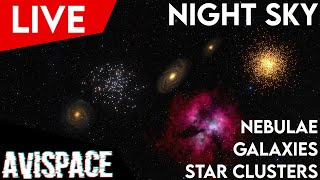 See the deep sky objects through telescope live! | Night Sky livestream | 23.03.2022