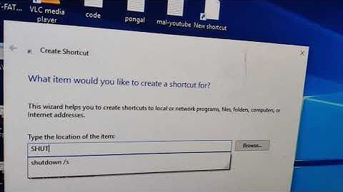 How to Create a Shutdown Icon in Windows 10