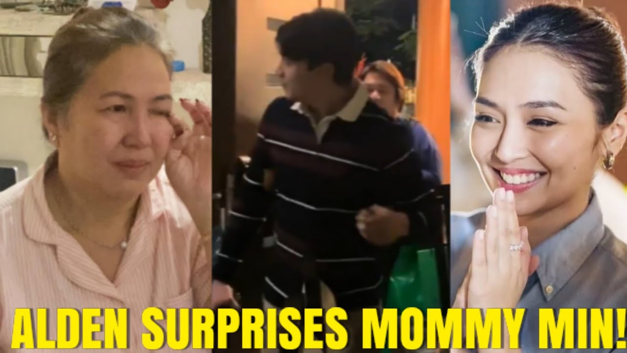 Alden PINADALHAN ng Orchids si Mommy Min • Reaction ni Mommy Min sa regalo  ni Alden