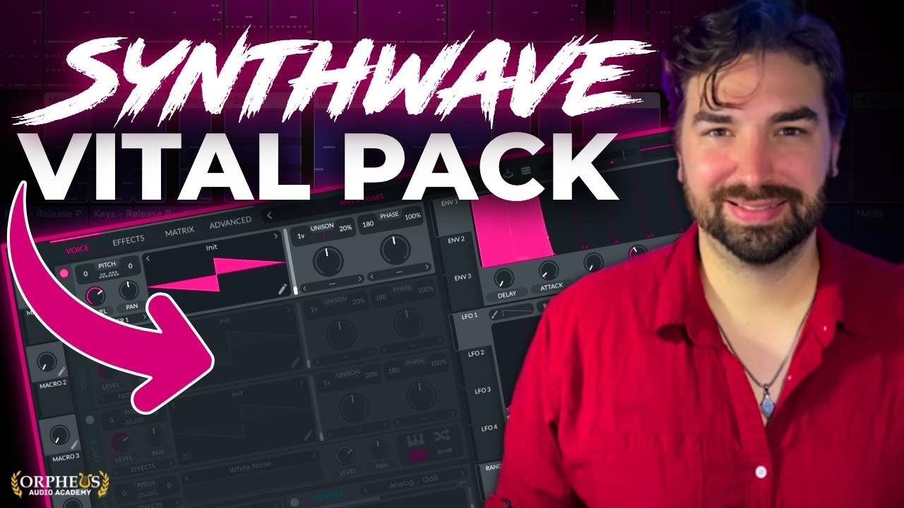 Полный урок по созданию синтвейв-песни | Бесплатный урок по Vital Synth