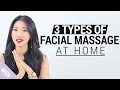 Korean V line Massage | 3 Types of Facial Massage at Home | Wishtrend TV