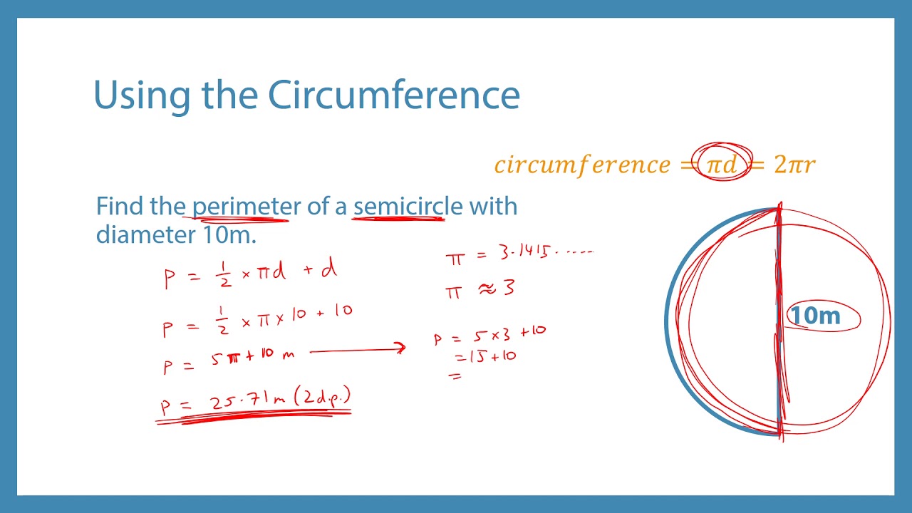 Year 8 Measurement Circumference YouTube