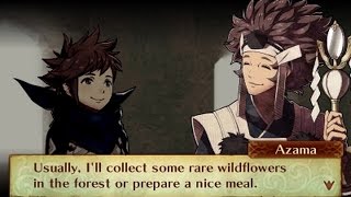 Fire Emblem Fates: Birthright - Azama & Kana (Male) Support Conversations