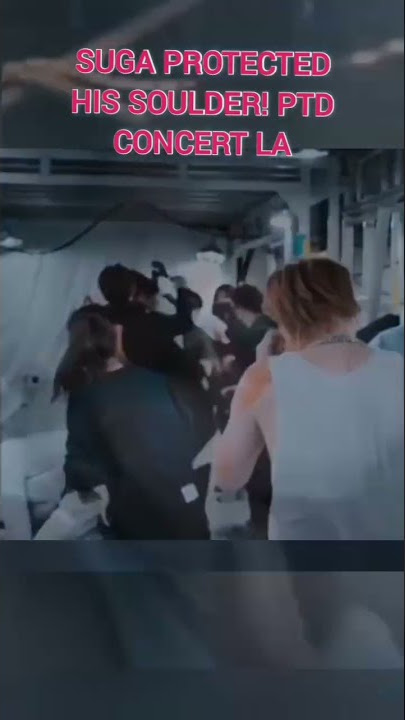 Suga's shoulder injury was such a Worst 😣😥