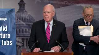 Senator Leahy Speaks On Importance of Senate Democrats’ Infrastructure Plan