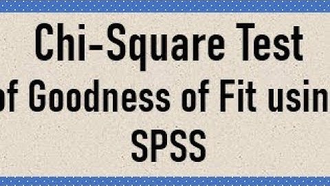 Chi-square test for Goodness of Fit Using SPSS (@Sajeducare2025 #foryou #research)