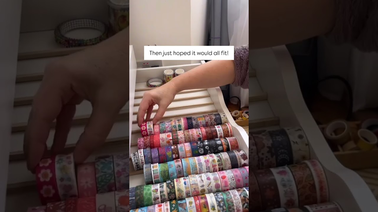 ❗Organise 300+ Washi Tapes!