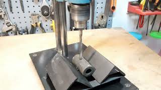 How to drill a hole in a part on a machine?!