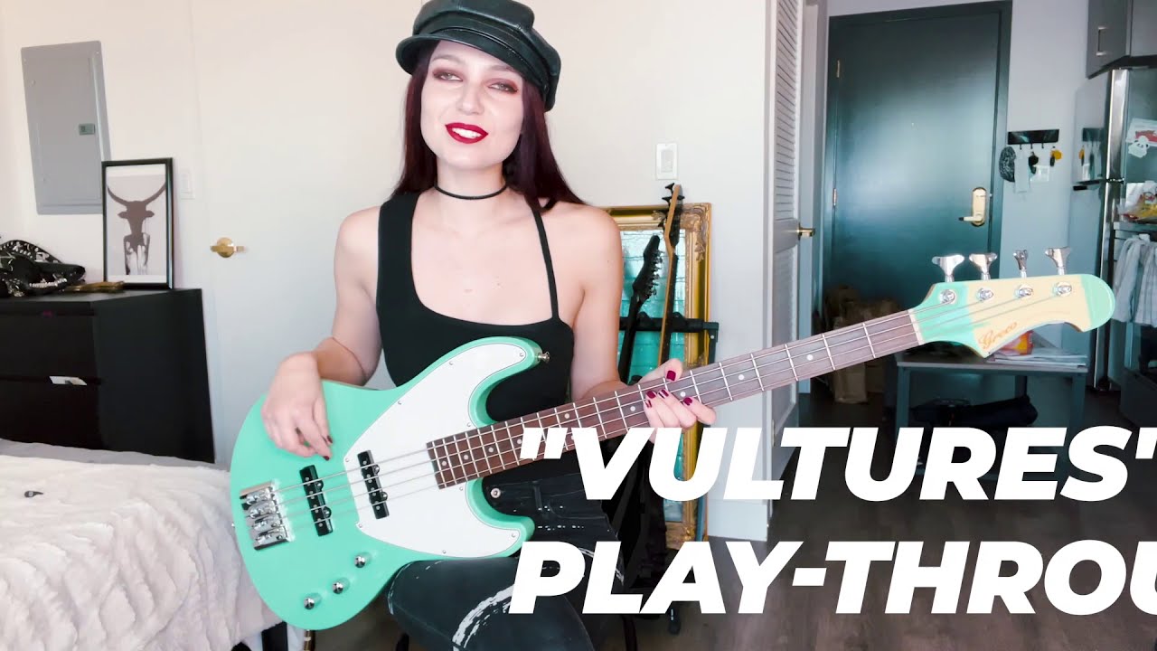 Vigil Of War Vultures Bass Play Through By Alicia Vigil Youtube