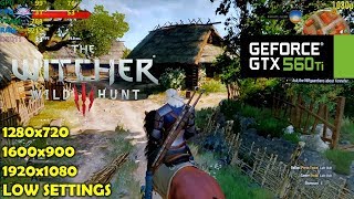 gtx 560 ti | the witcher 3: wild hunt - 1080p, 900p, 720p