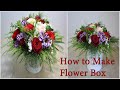 How to Make Flower Box with Roses