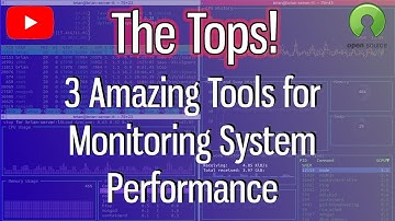 The Tops - 3 Amazing, Free, Open Source Command Line System and Performance Monitoring Tools!