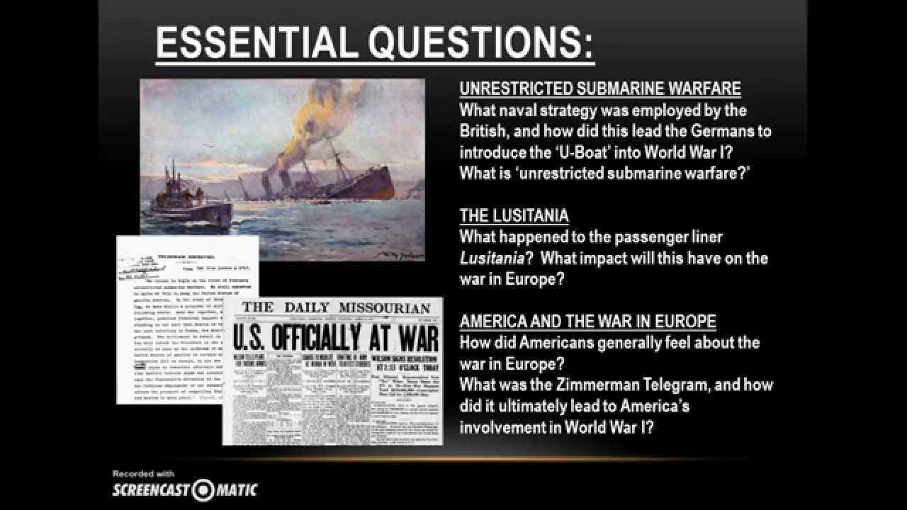 28-3 (Part 2): World War I - The War at Sea - YouTube